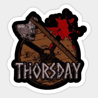 thorsday Sticker